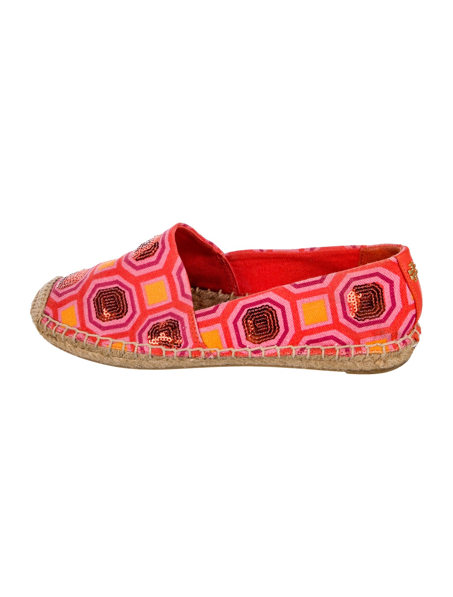 Tory Burch Canvas Printed Espadrilles