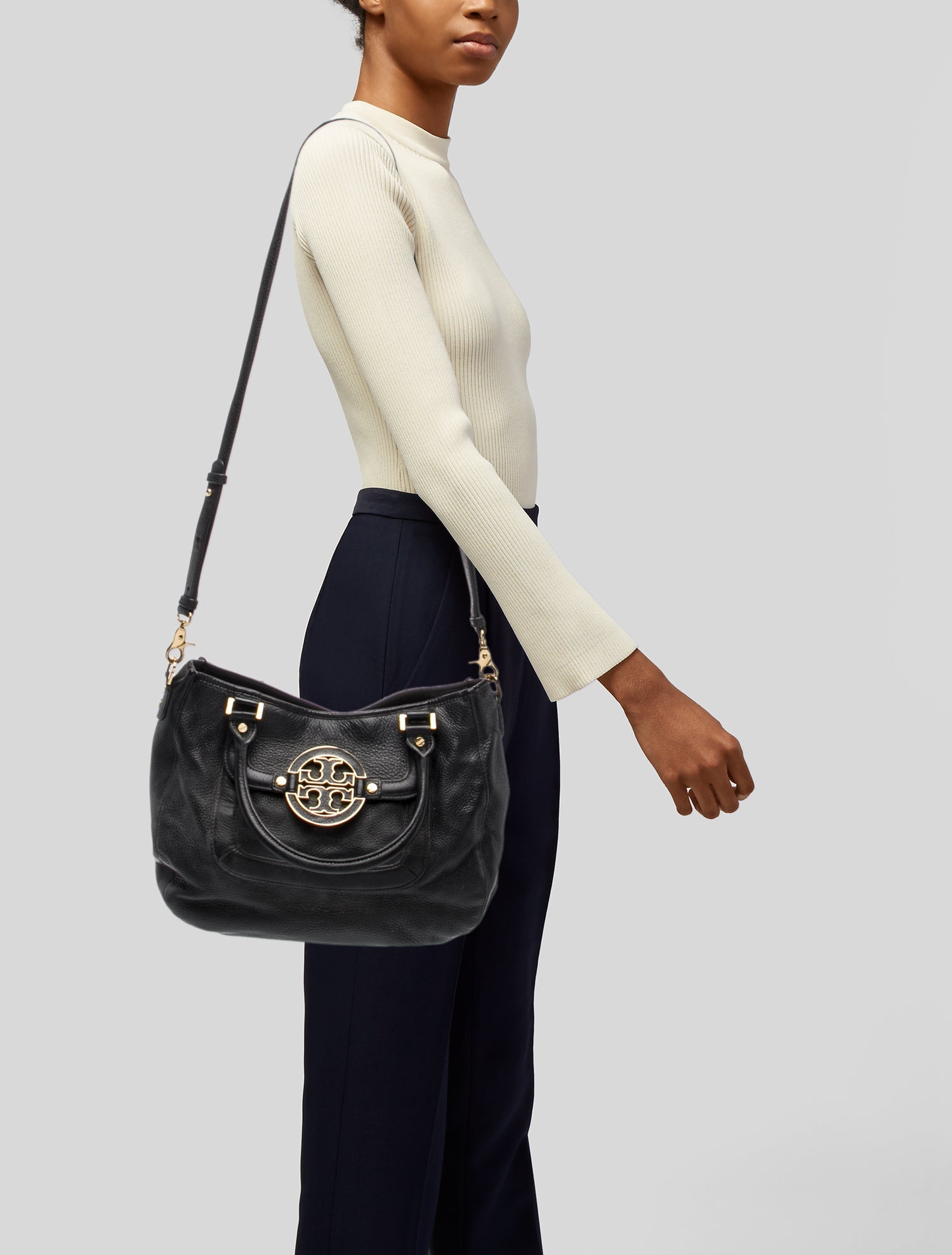 Tory Burch Leather Top Handle Bag