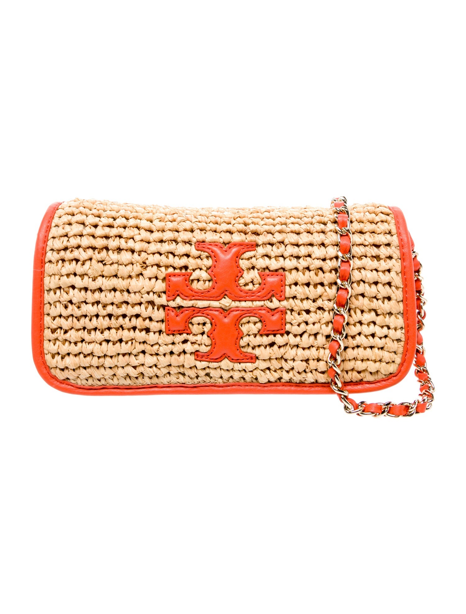 Tory Burch Straw Clutch