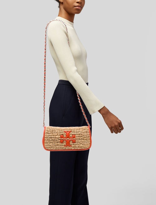 Tory Burch Straw Clutch