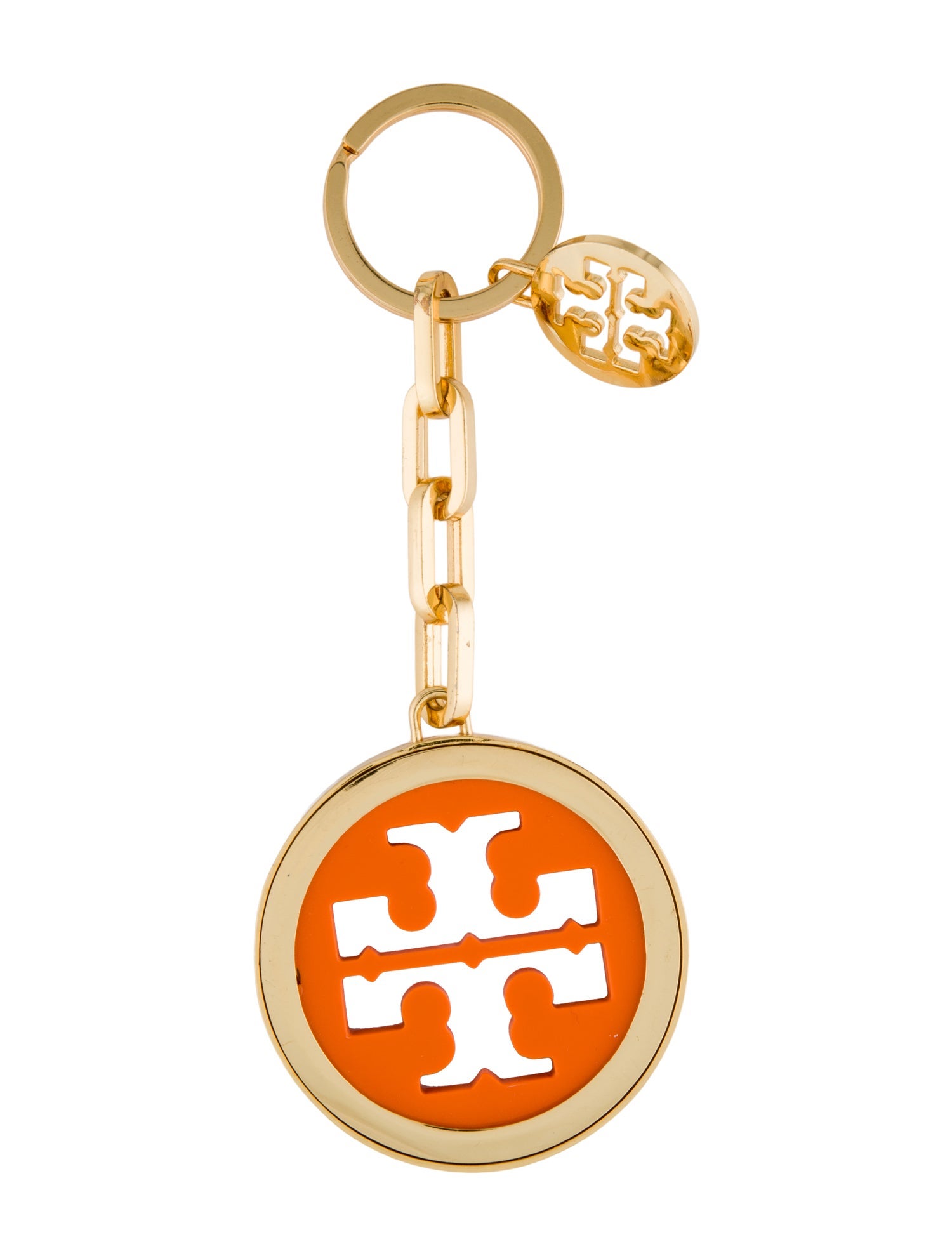 Tory Burch Metal Cutout Keychain