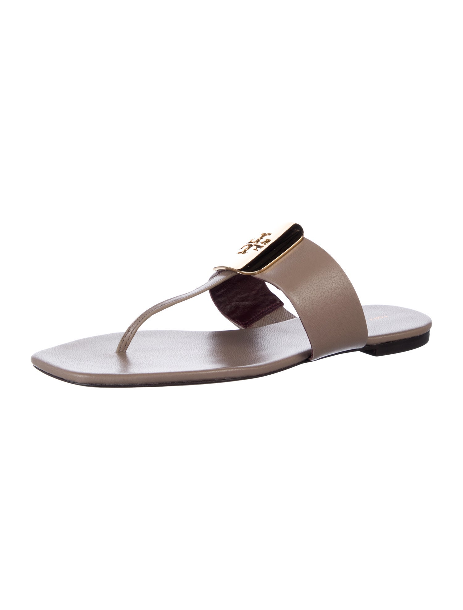 Tory Burch Leather Slides