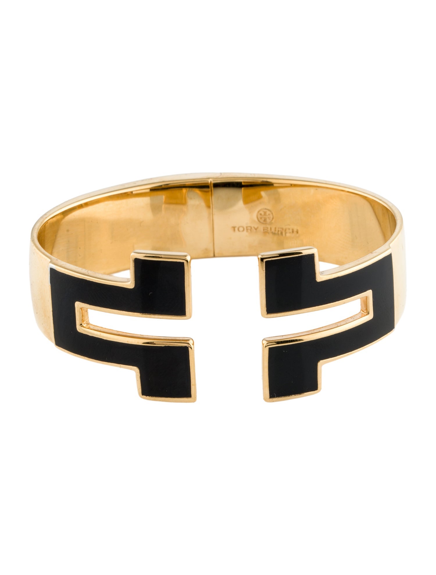 Tory Burch Enamel Tunic T Cuff Bracelet