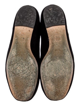 Tory Burch Velvet Floral Print Loafers