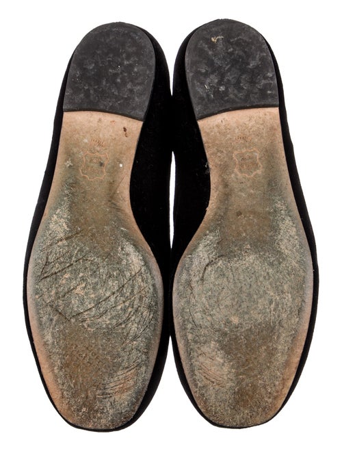 Tory Burch Velvet Floral Print Loafers