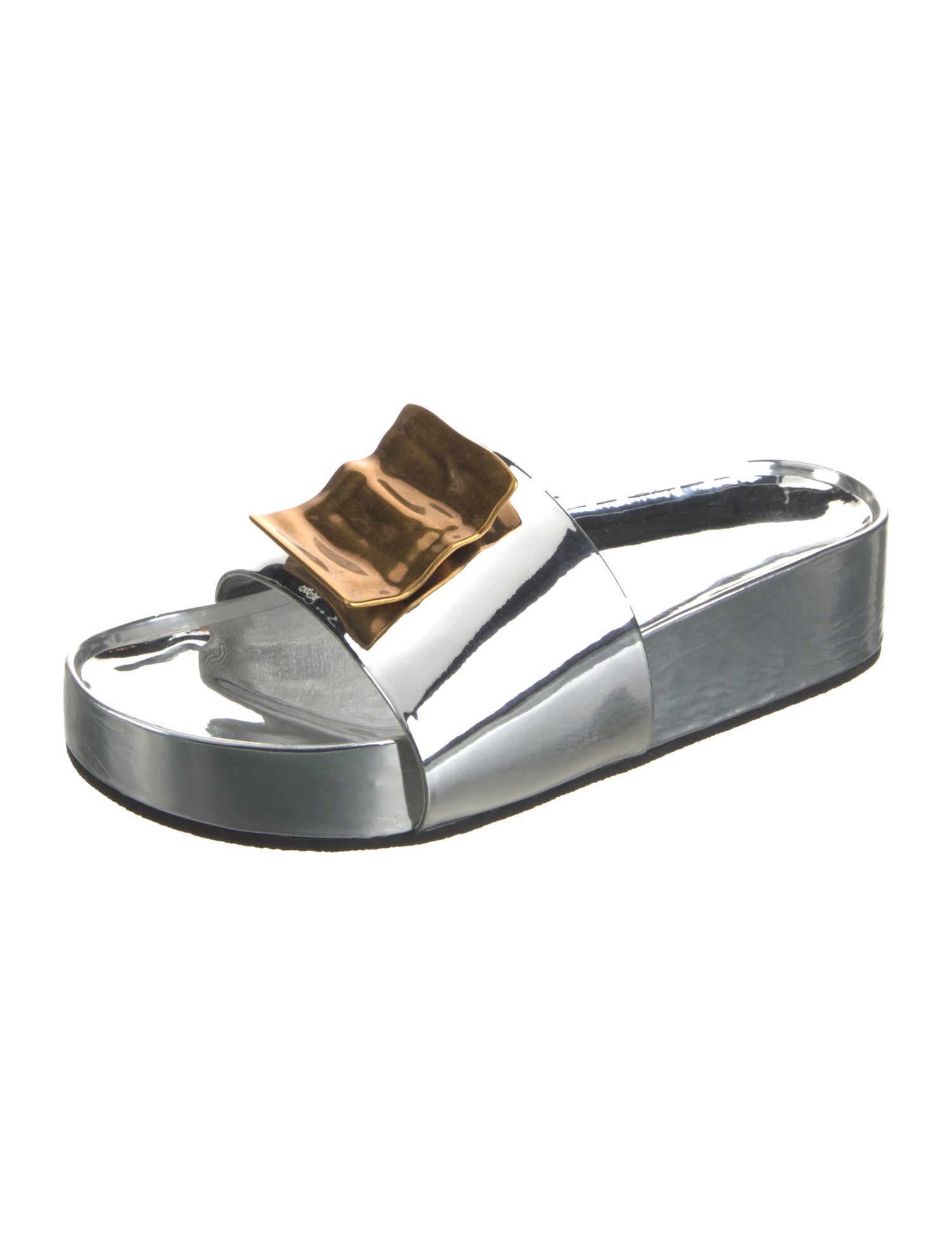 Tory Burch Patent Leather Slides