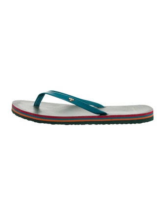 Tory Burch Leather Flip Flops