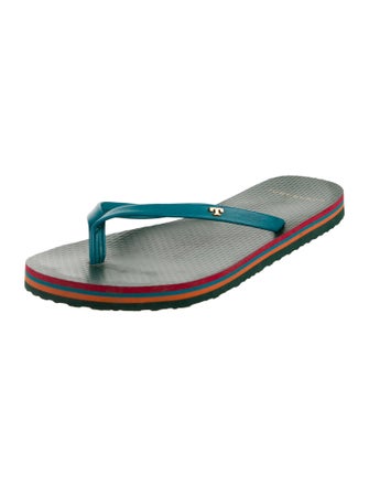Tory Burch Leather Flip Flops
