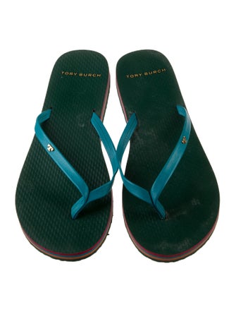 Tory Burch Leather Flip Flops