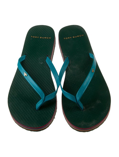 Tory Burch Leather Flip Flops