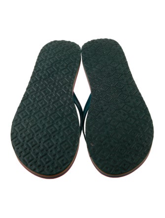 Tory Burch Leather Flip Flops