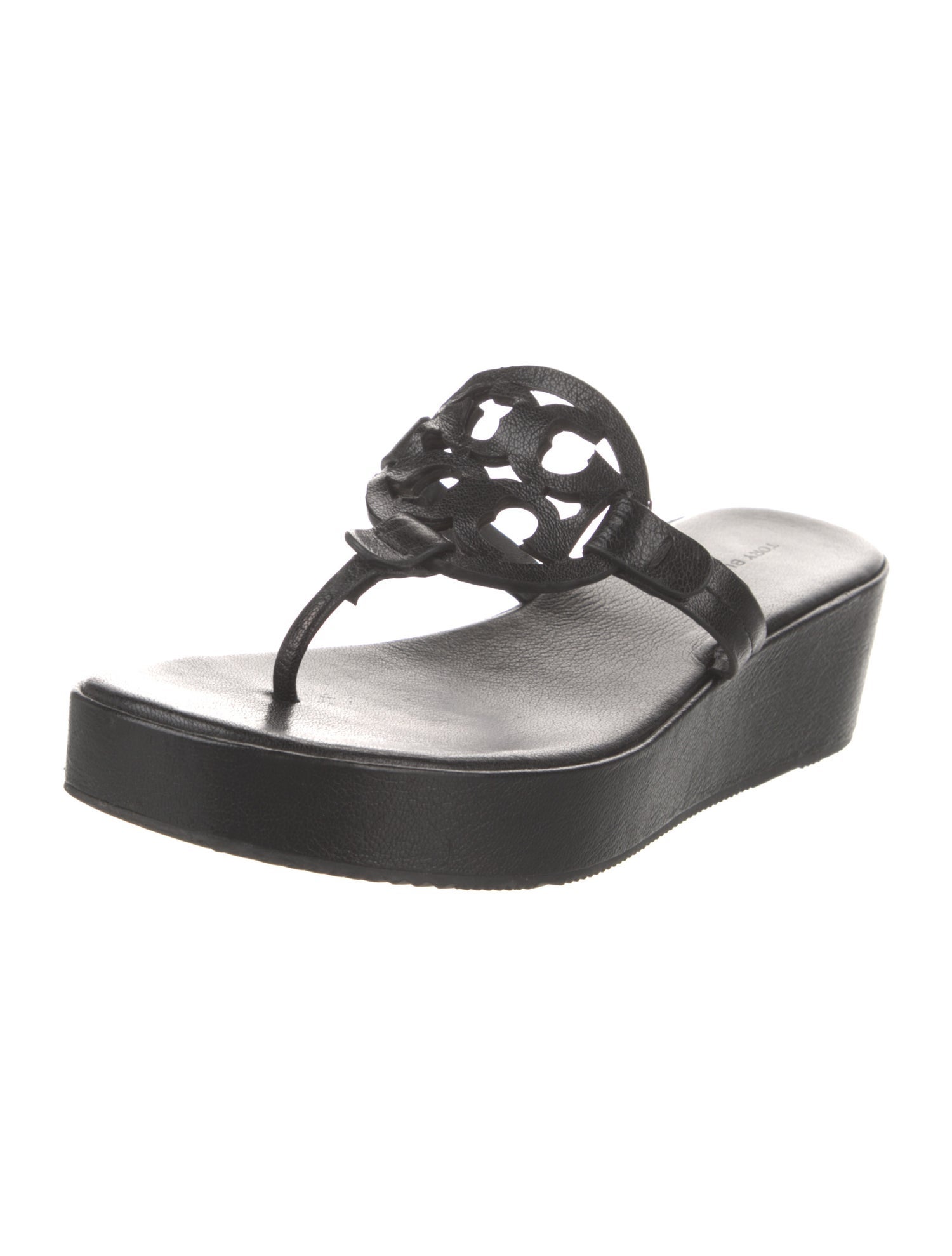 Tory Burch Leather Flip Flops