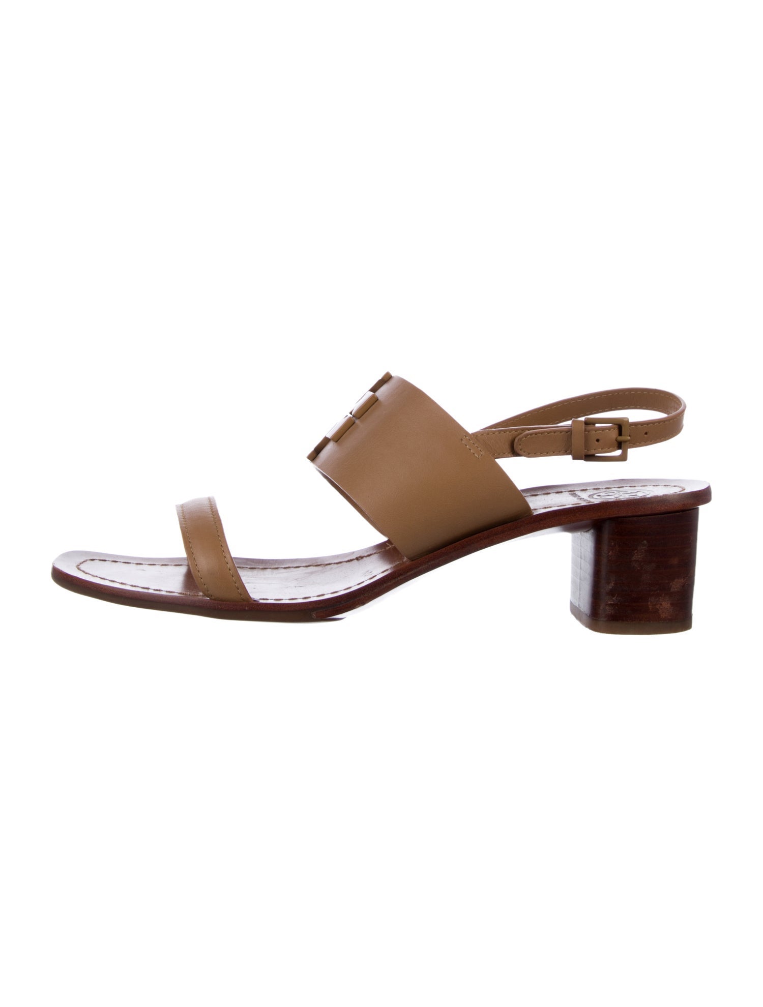 Tory Burch Leather Slingback Sandals