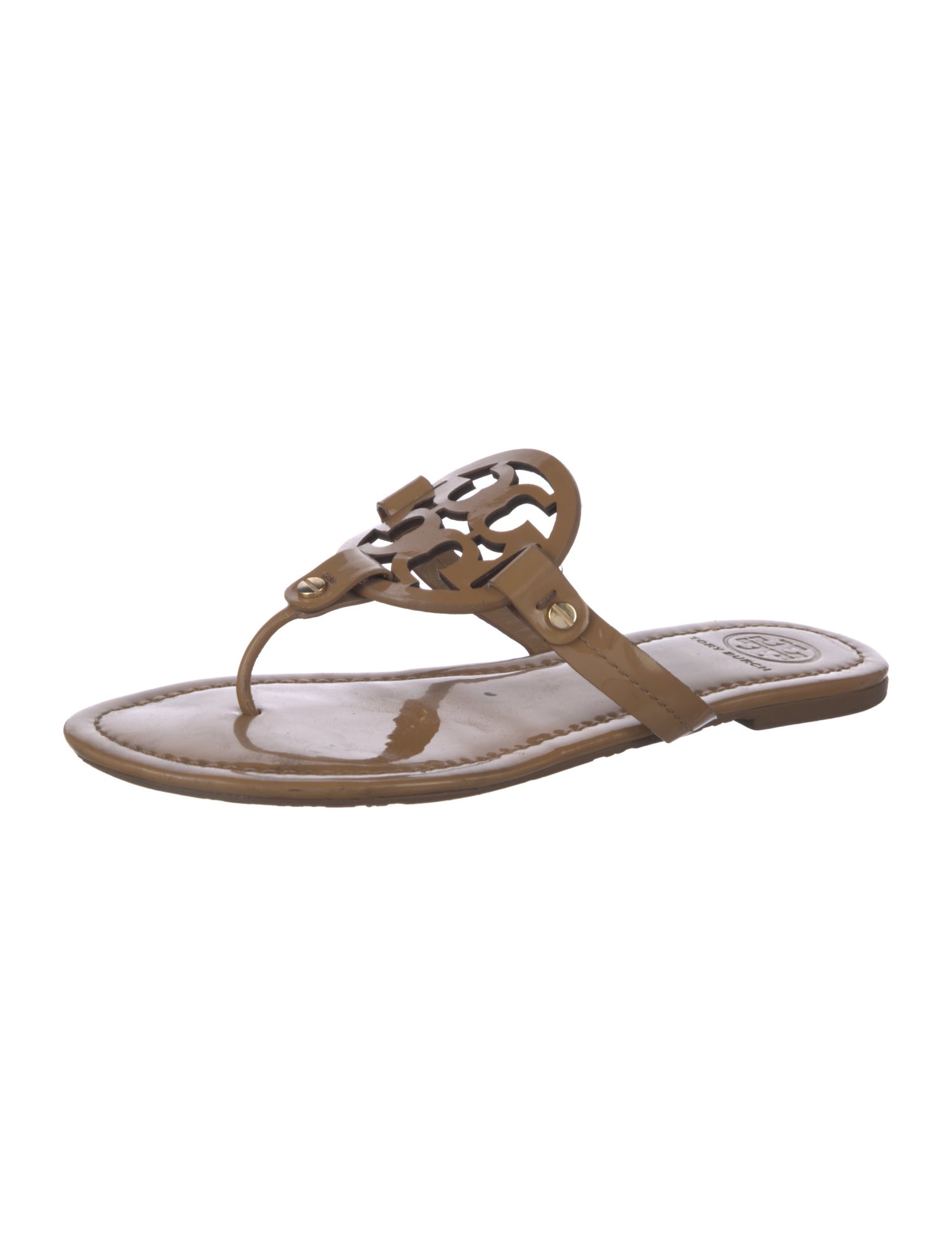 Tory Burch Patent Leather Slides