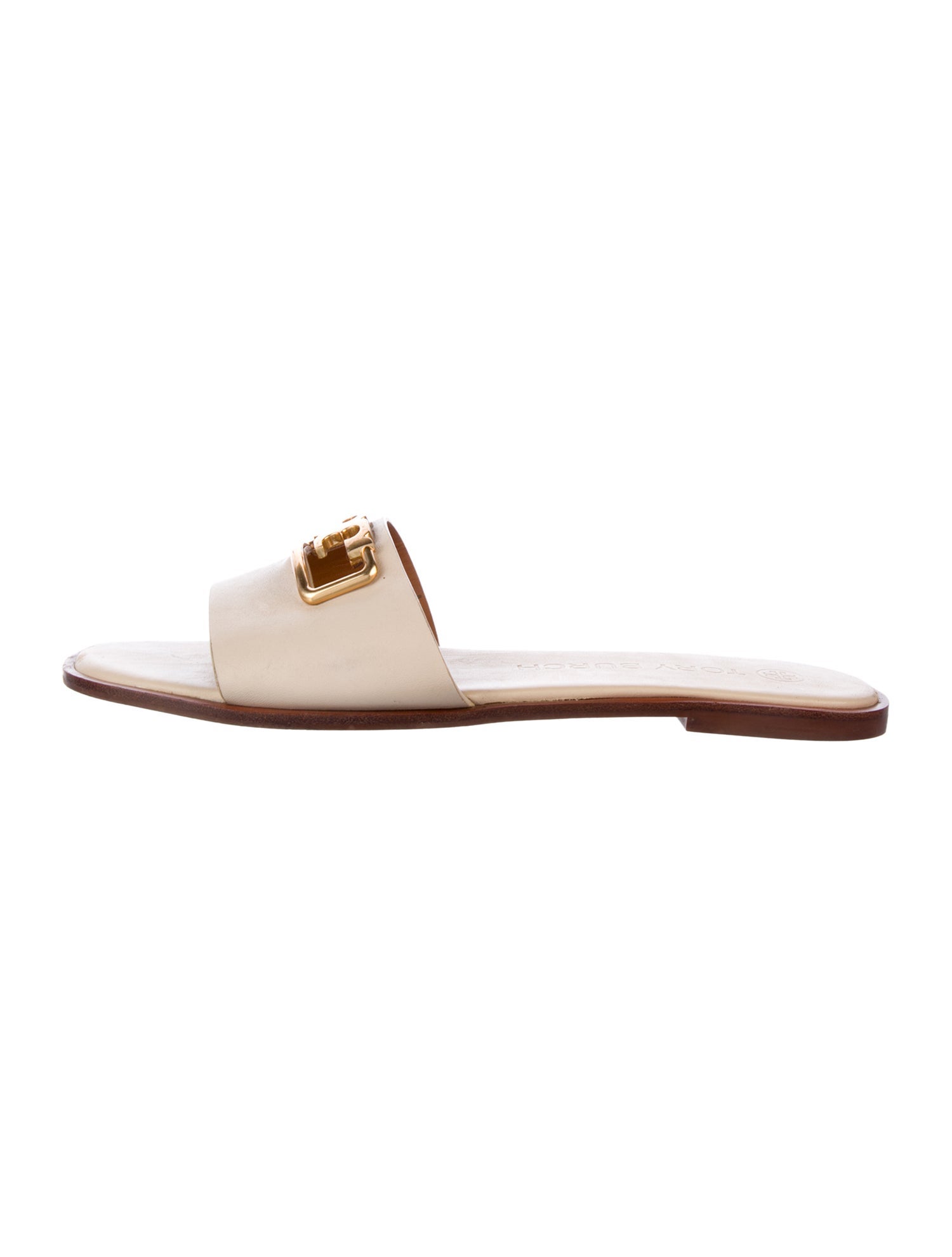 Tory Burch Leather Slides