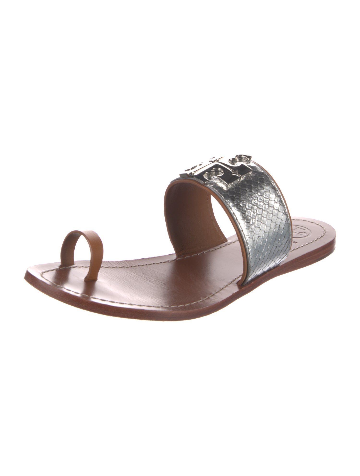 Tory Burch Leather Slides