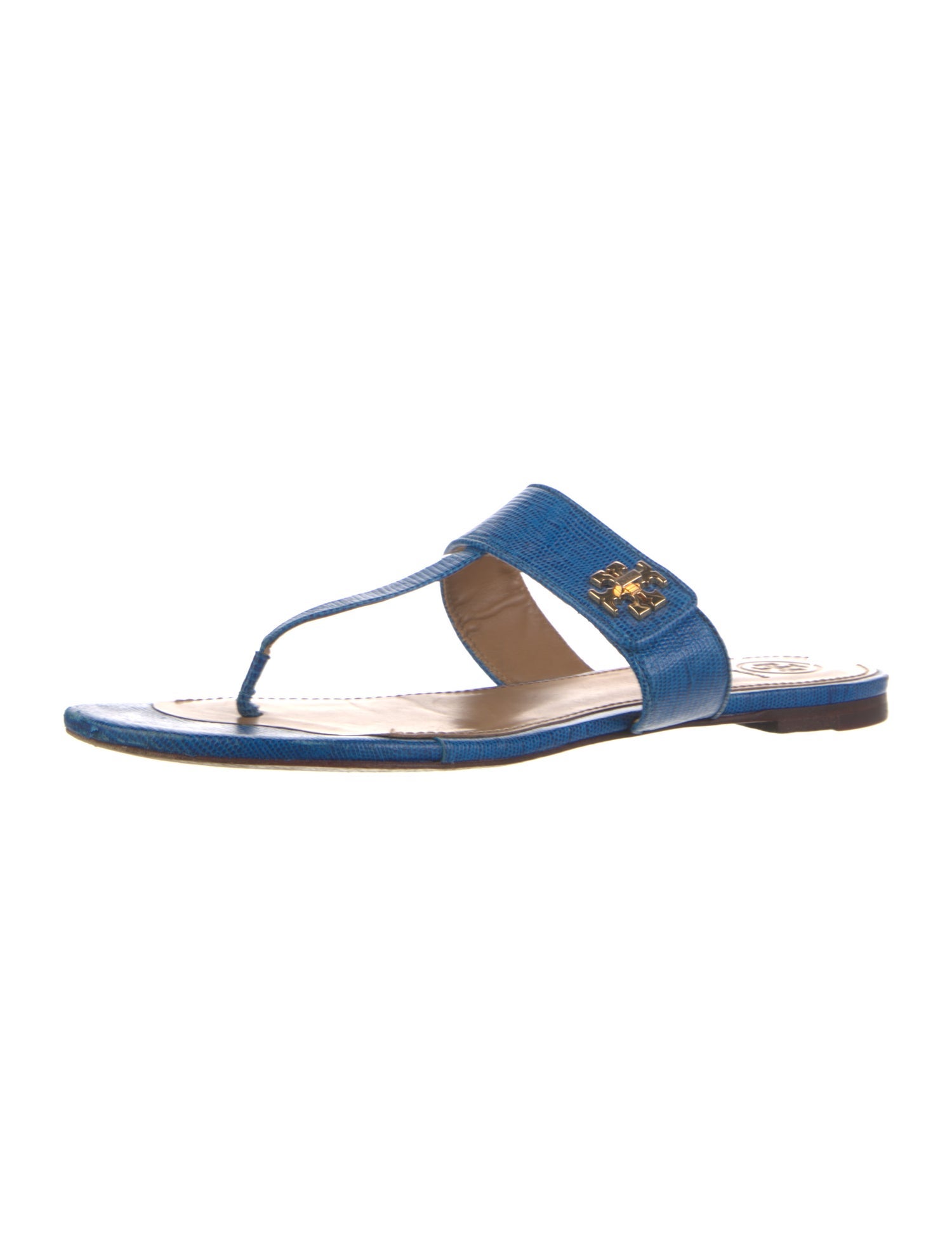 Tory Burch Leather T-Strap Sandals
