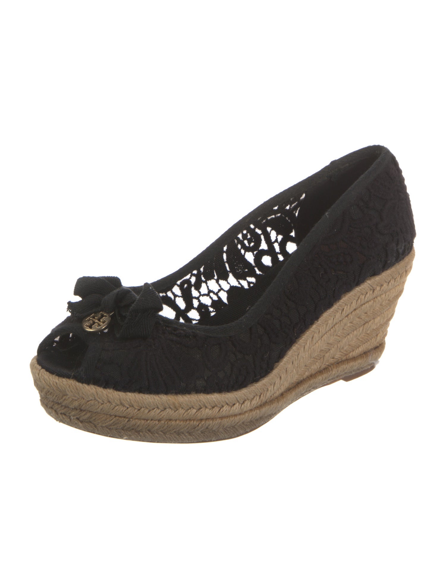 Tory Burch Lace Lace Pattern Pumps