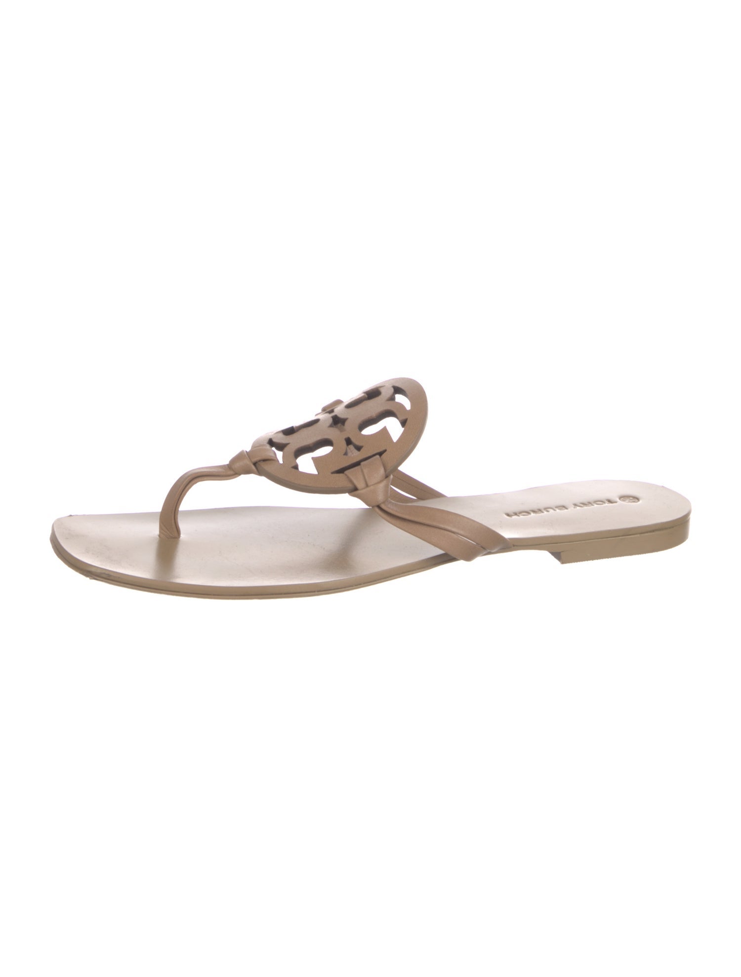 Tory Burch Leather Slides