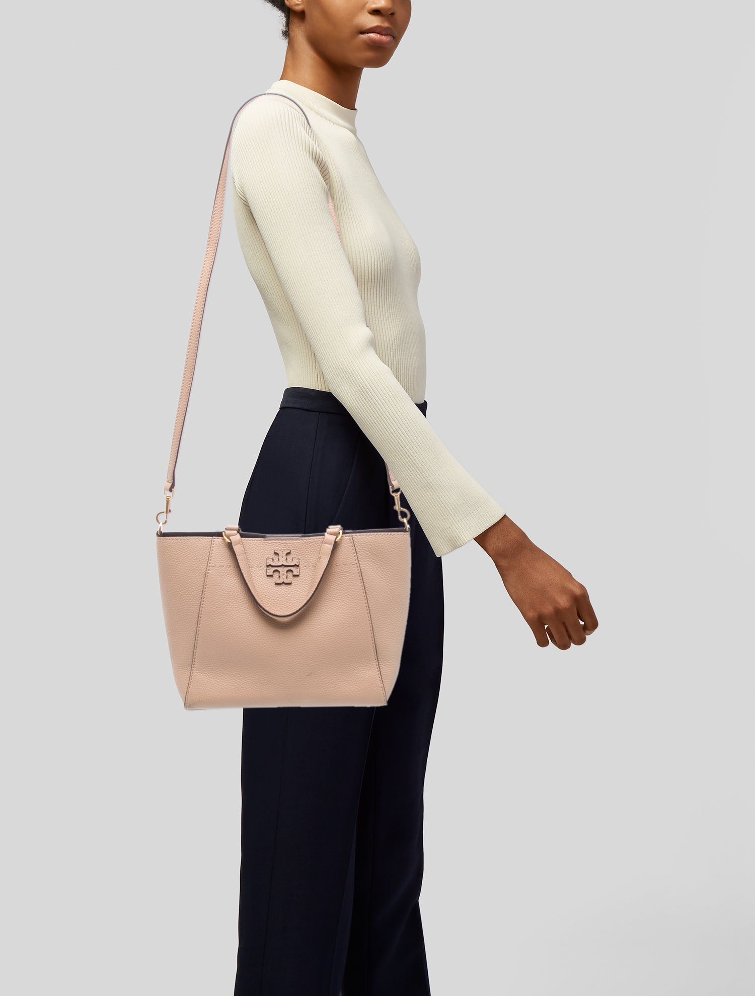 Tory Burch Leather Top Handle Bag