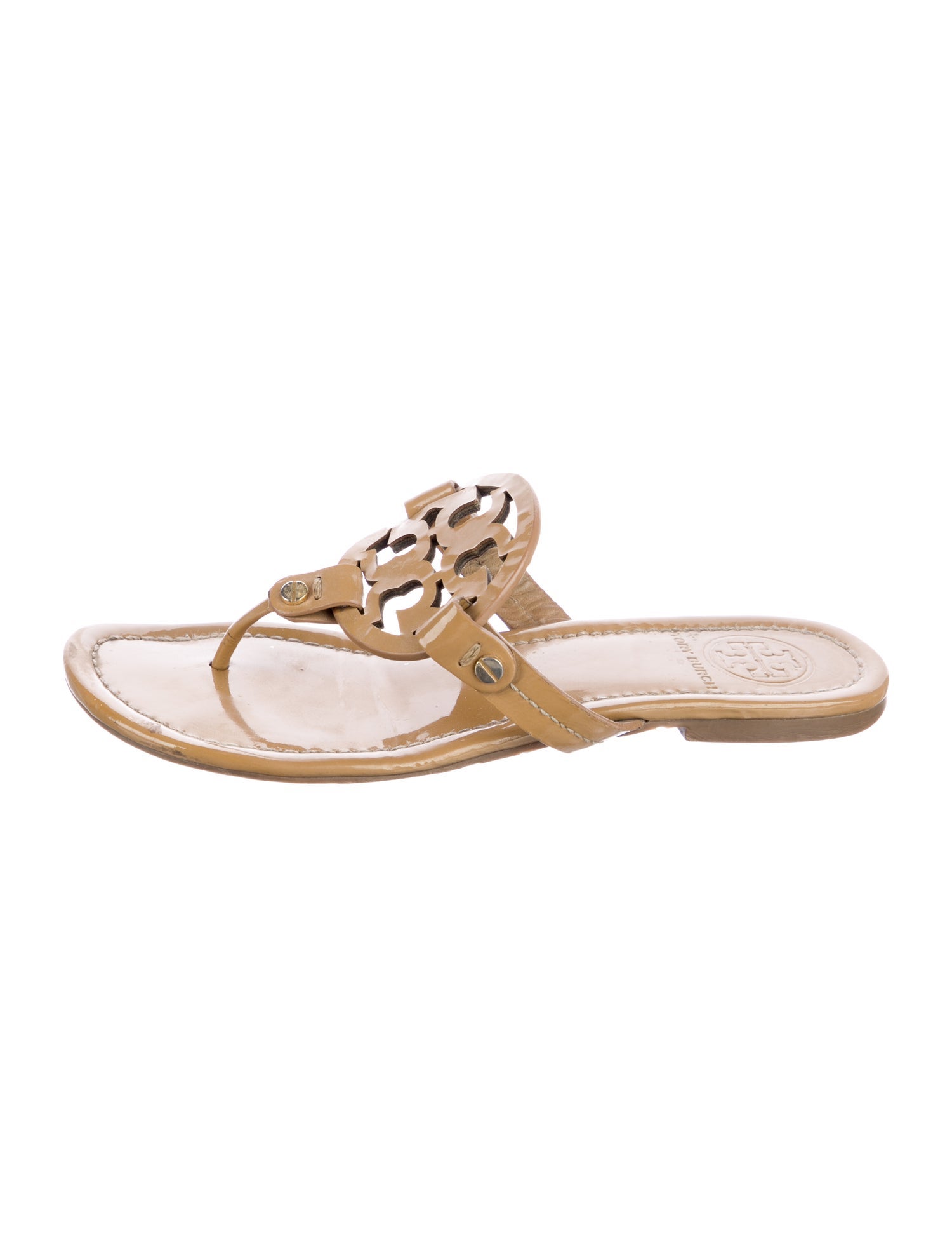 Tory Burch Patent Leather Slides