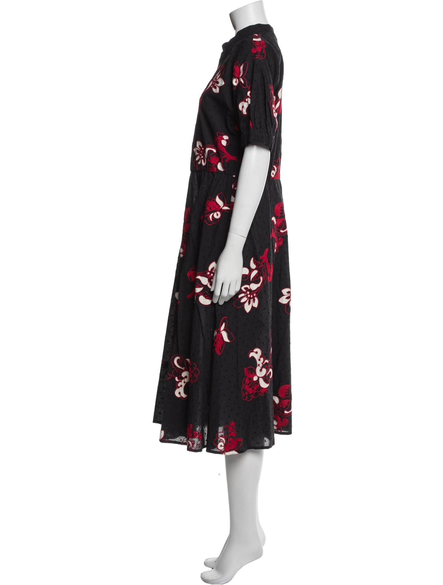 Tory Burch Floral Print Midi Length Dress w/ Tags