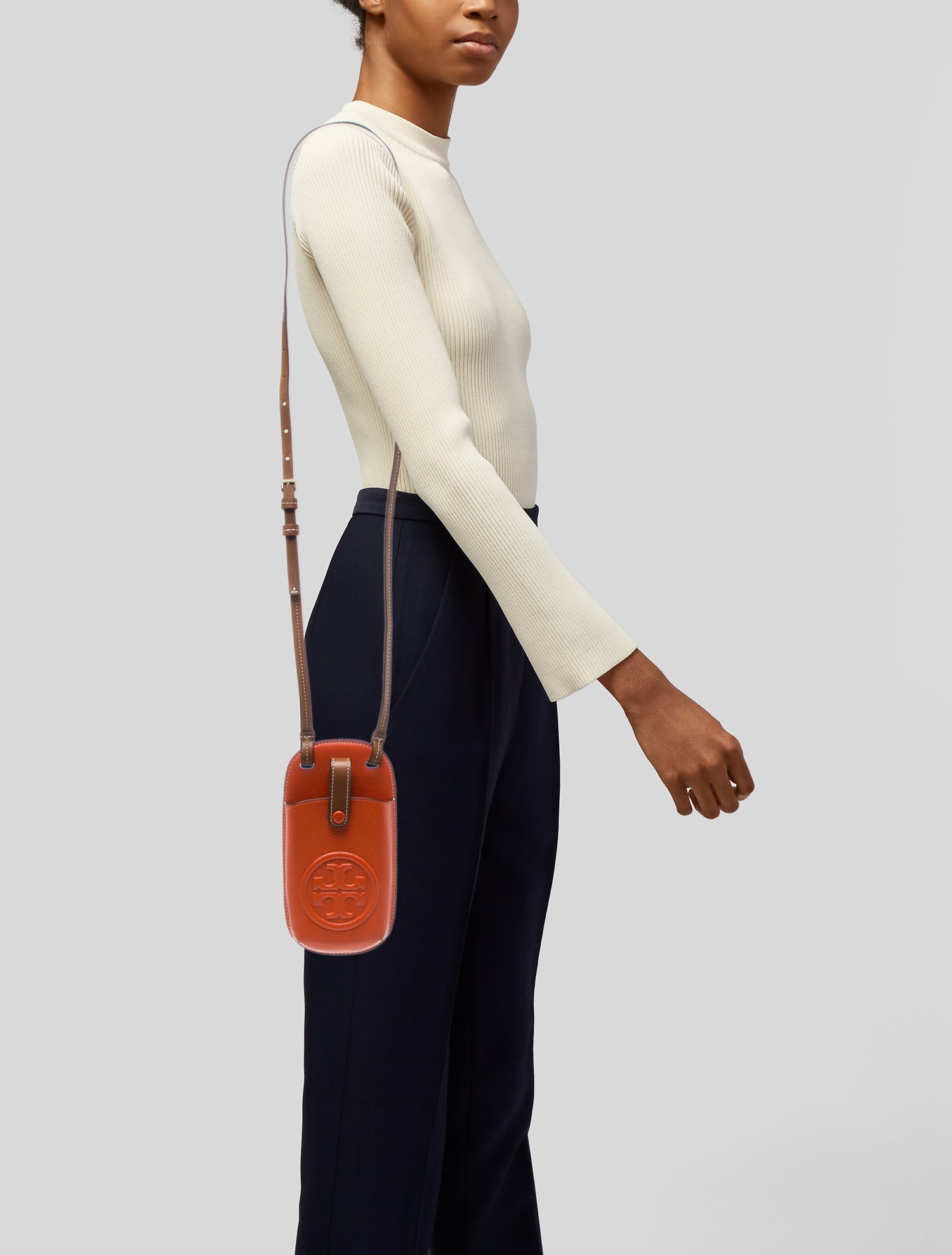 Tory Burch Leather Bucket Bag