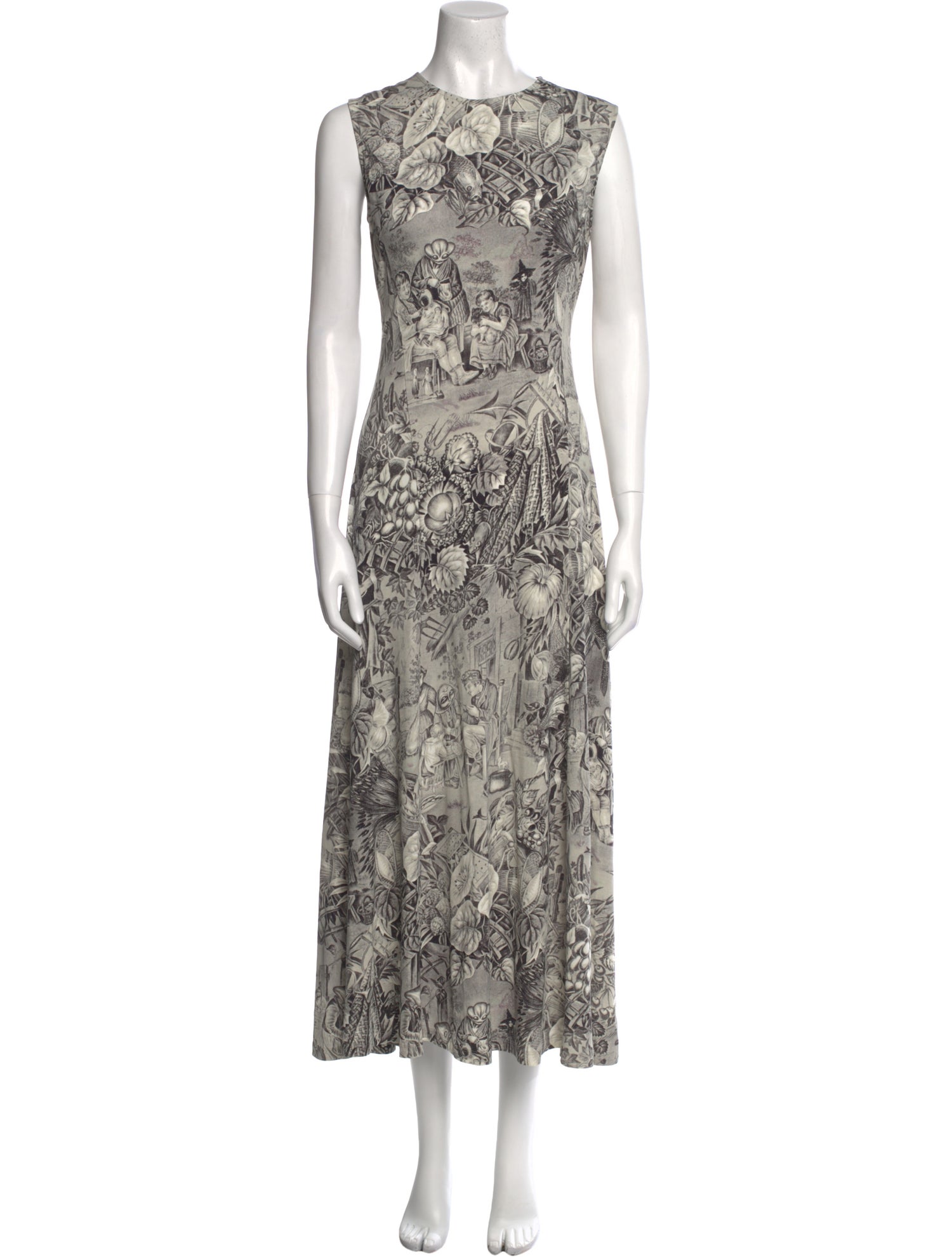 Tory Burch Lace Pattern Long Dress