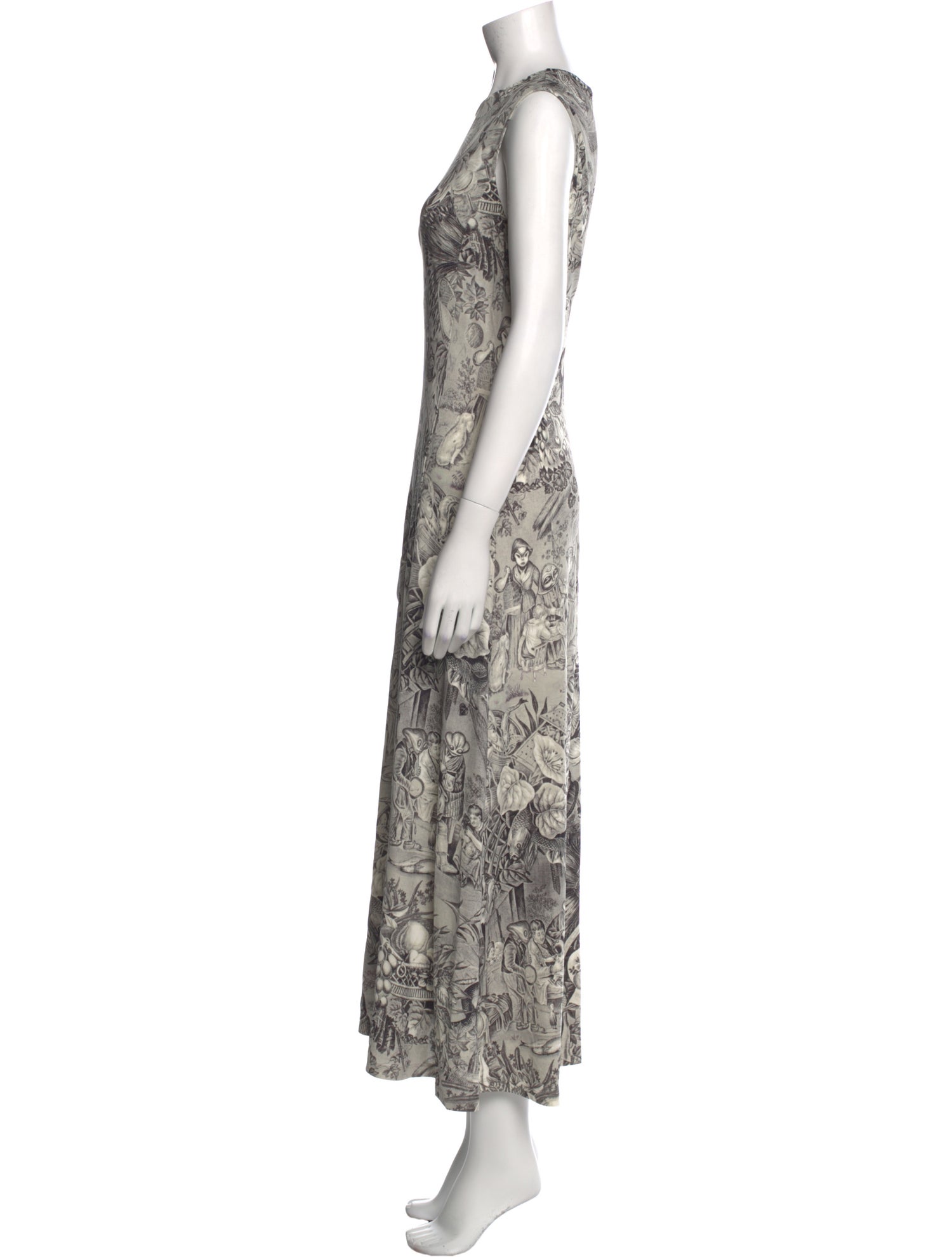 Tory Burch Lace Pattern Long Dress