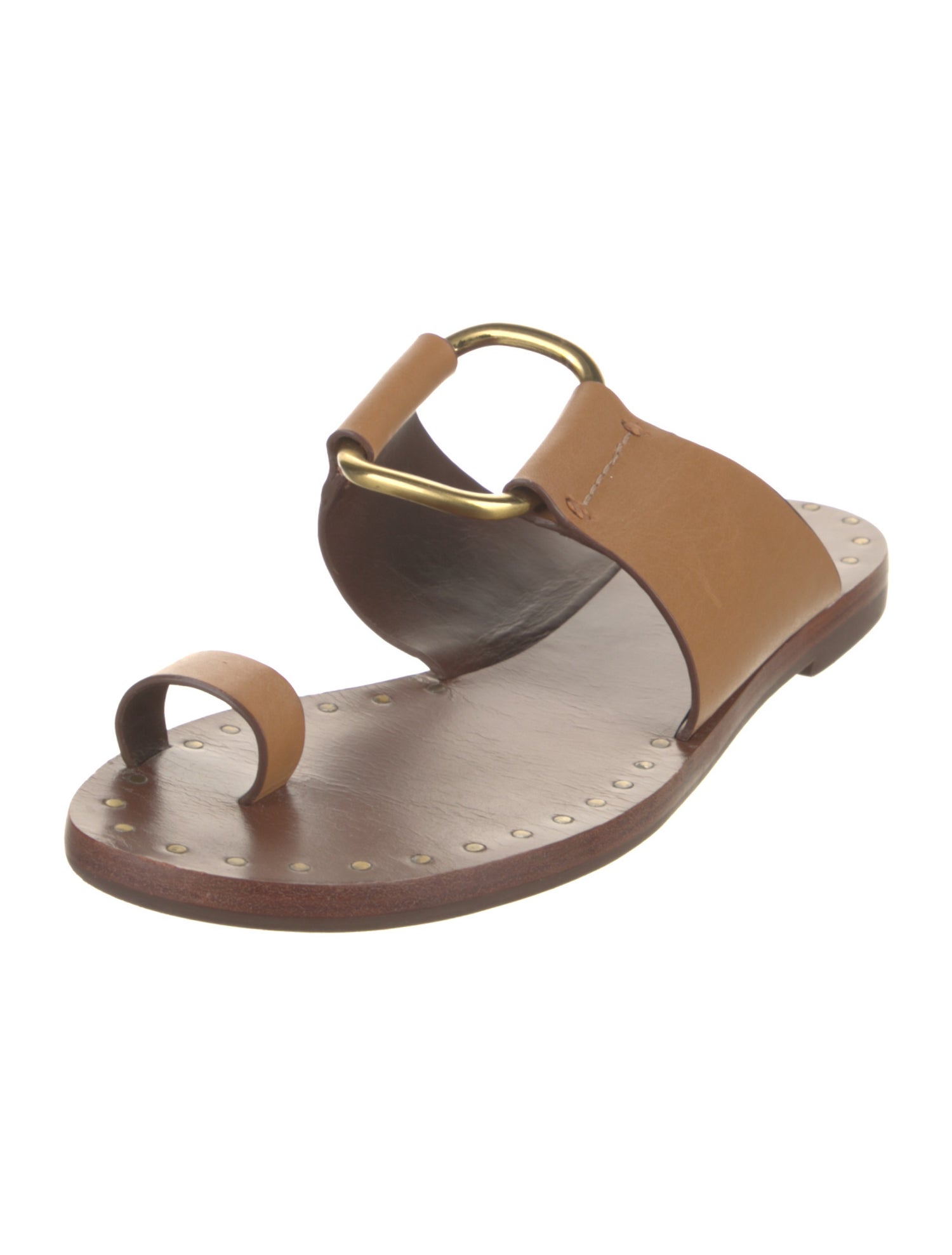 Tory Burch Leather Slides