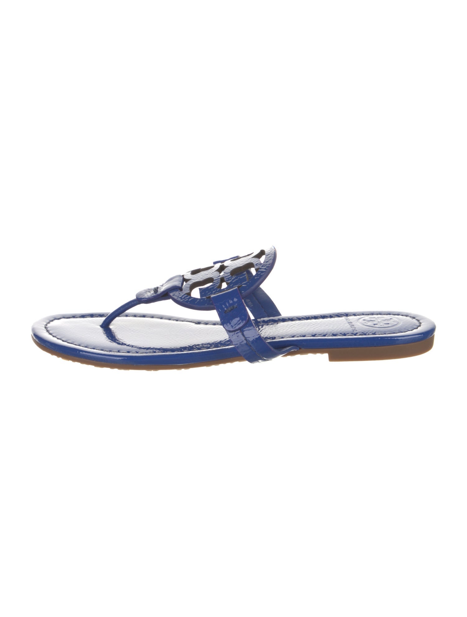 Tory Burch Patent Leather Flip Flops