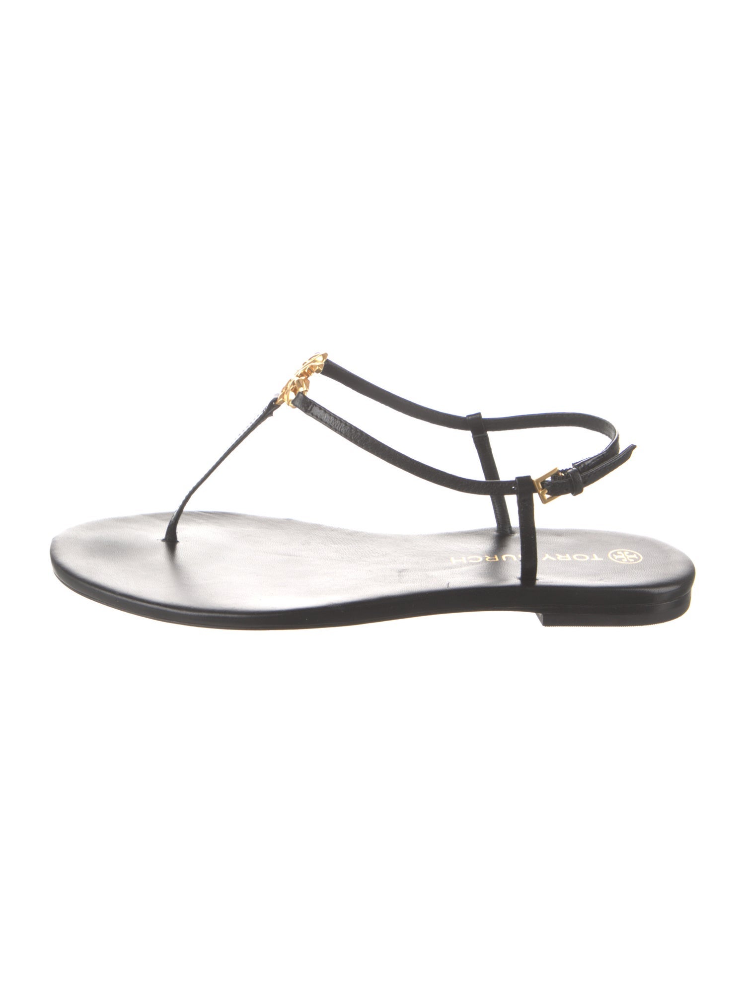 Tory Burch Leather T-Strap Sandals