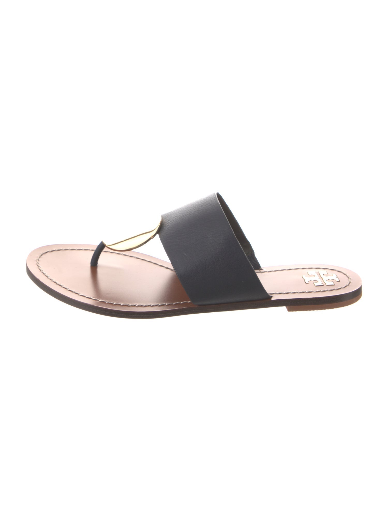 Tory Burch Leather Slides