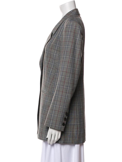 Tory Burch Plaid Print Blazer