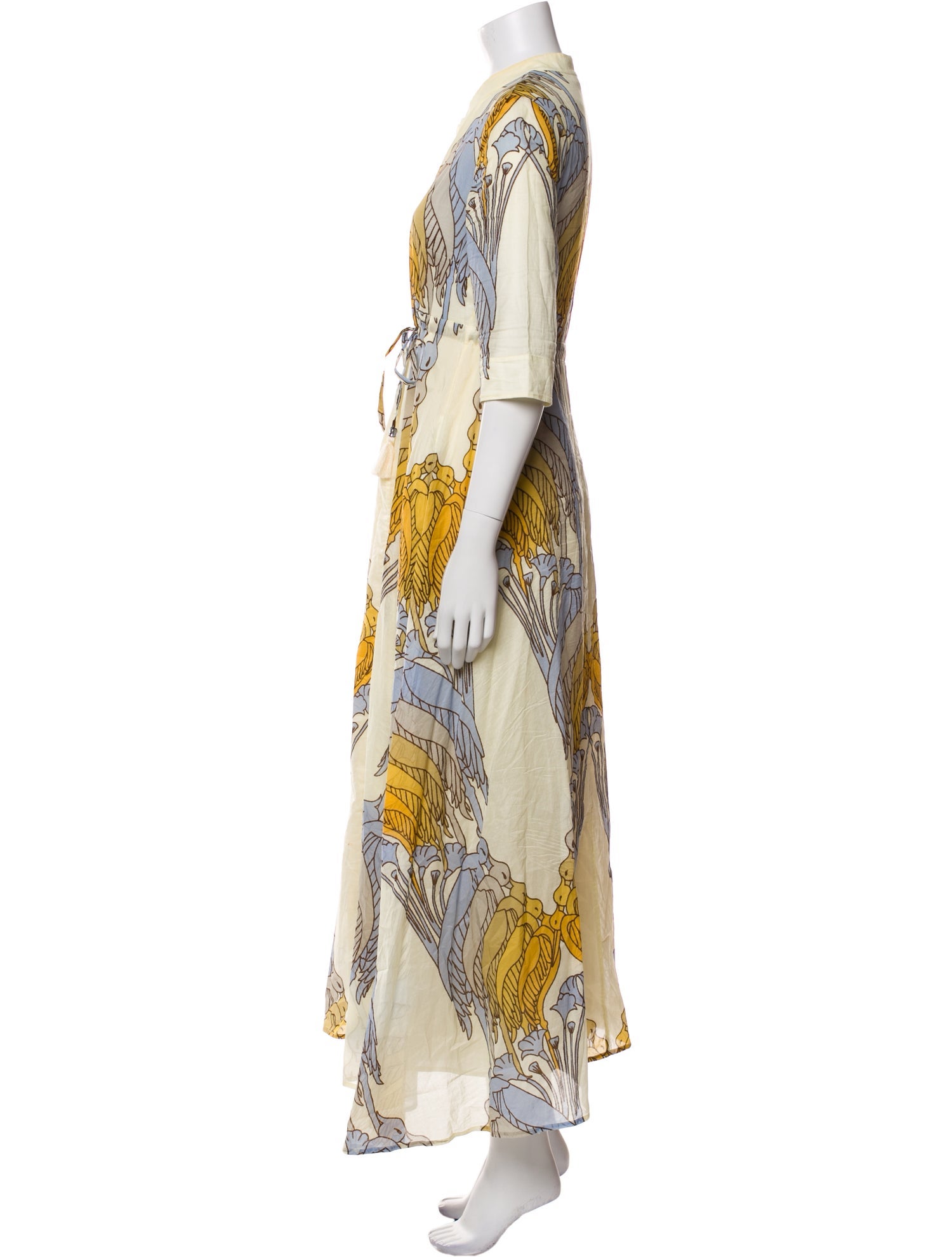 Tory Burch Paisley Print Long Dress