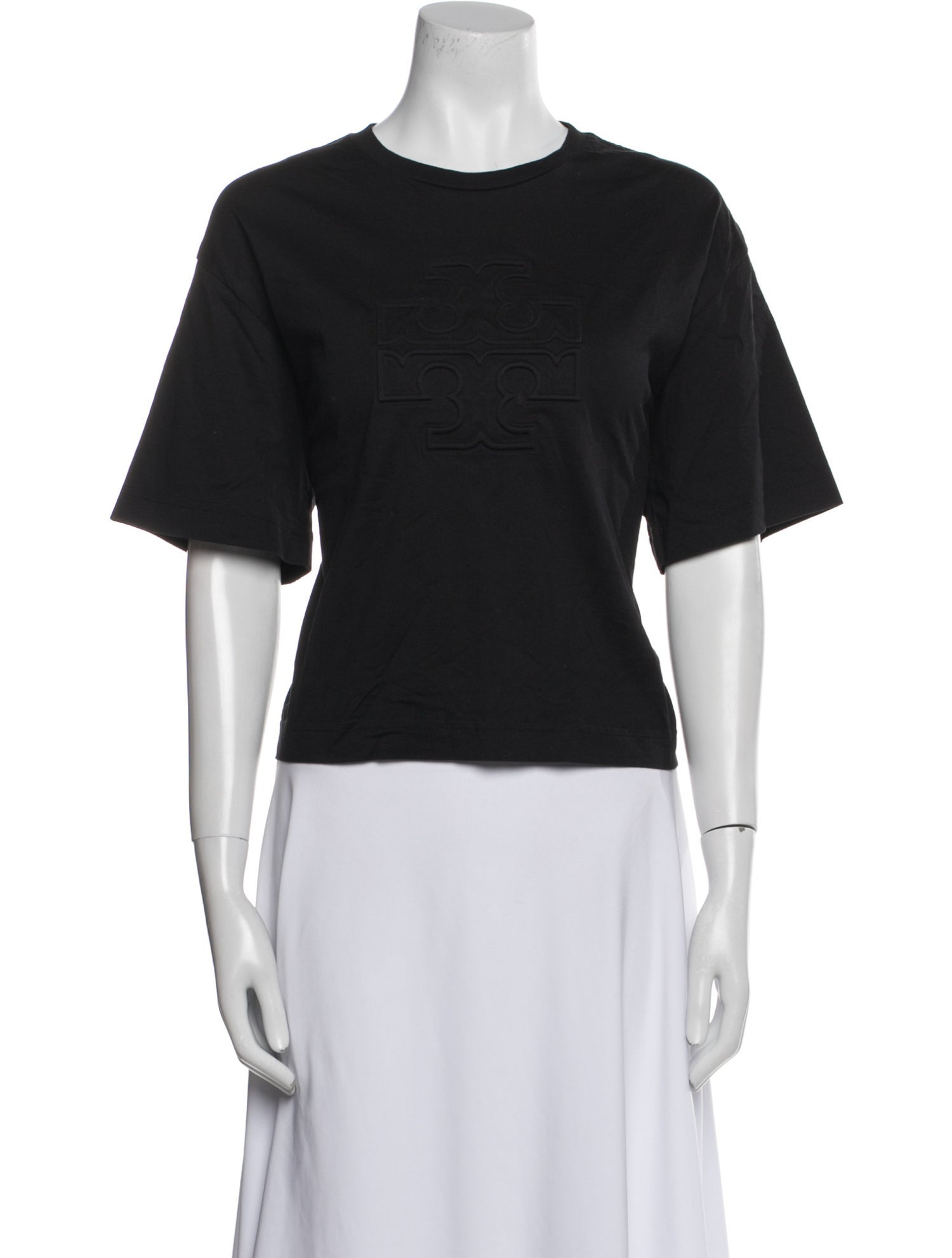 Tory Burch Crew Neck Short Sleeve T-Shirt