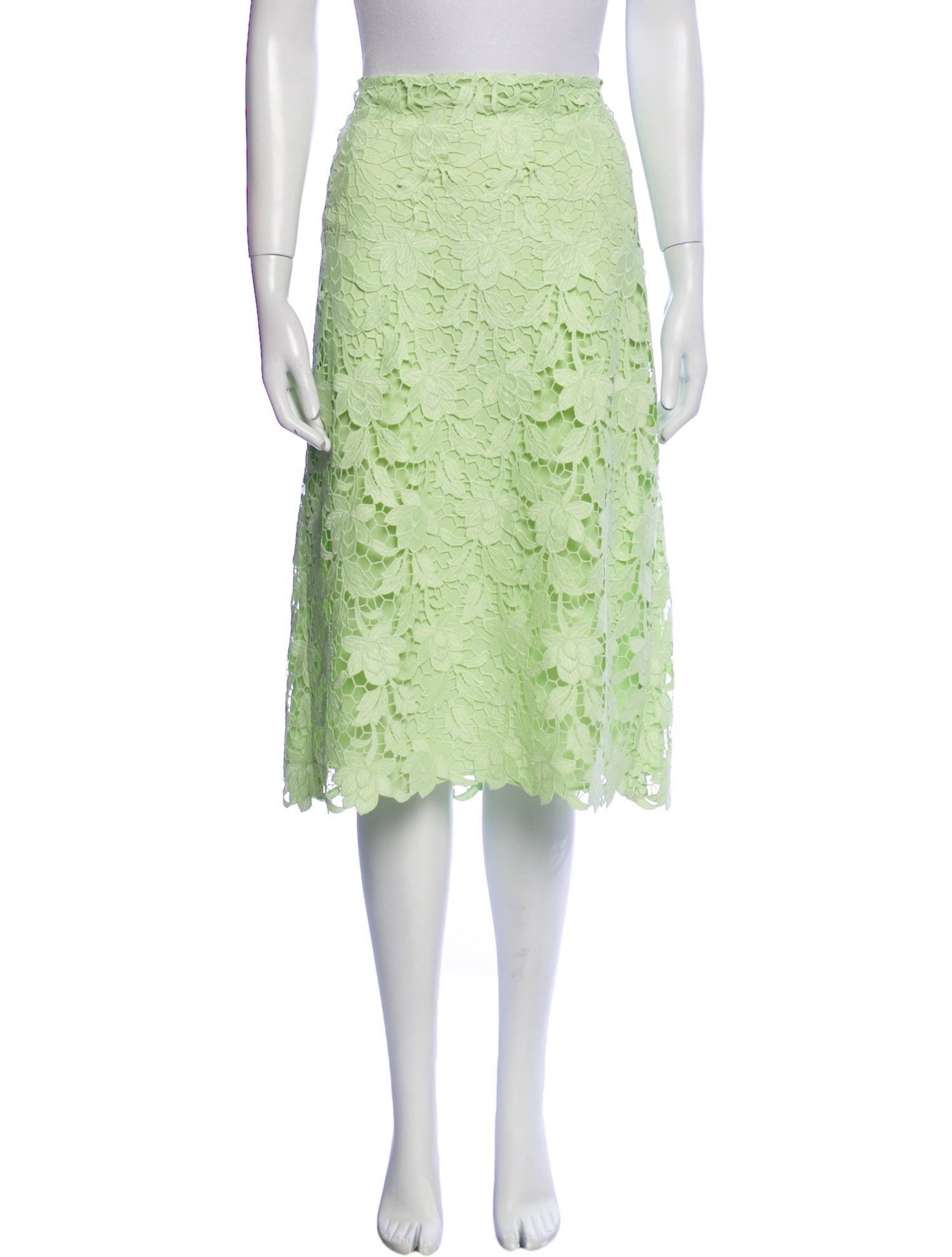 Tory Burch Lace Pattern Knee-Length Skirt