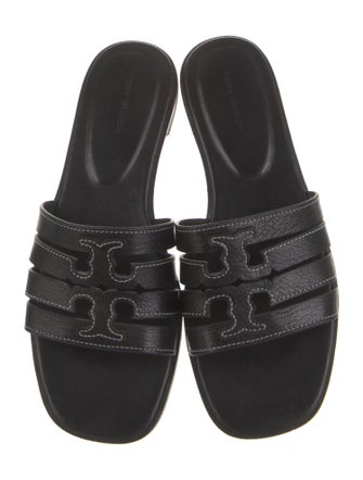 Tory Burch Leather Slides