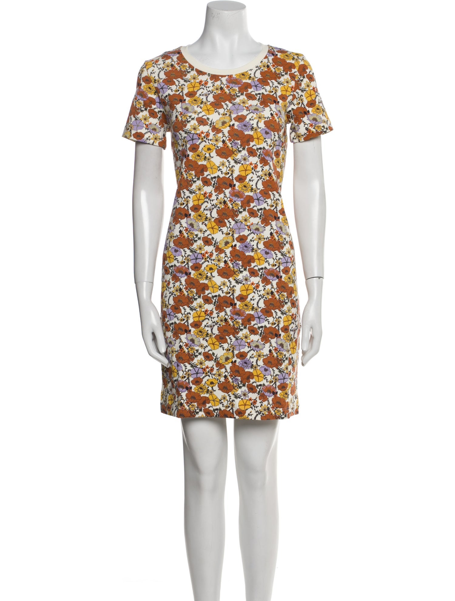Tory Burch Floral Print Mini Dress