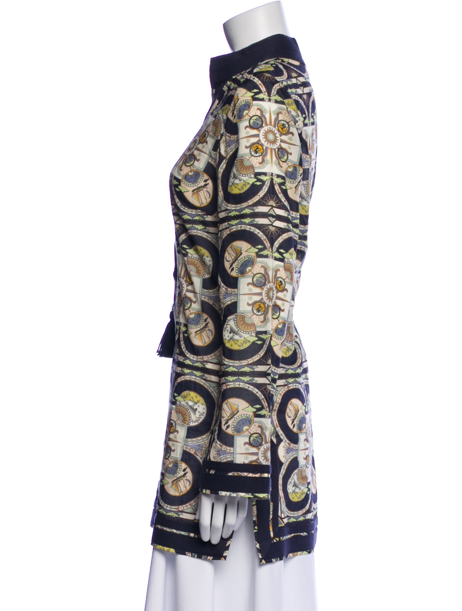Tory Burch Paisley Print V-Neck Tunic