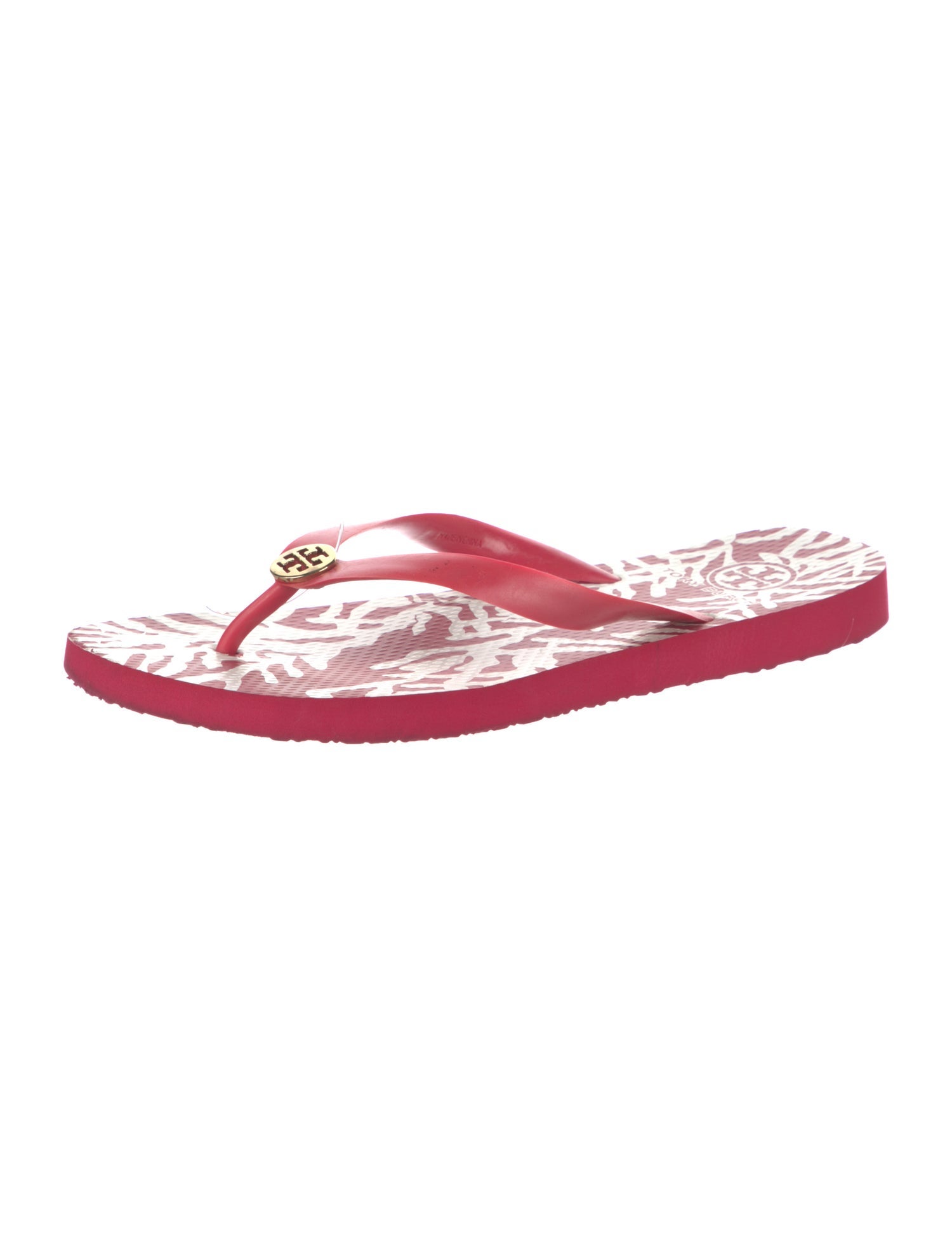 Tory Burch Rubber Printed Flip Flops