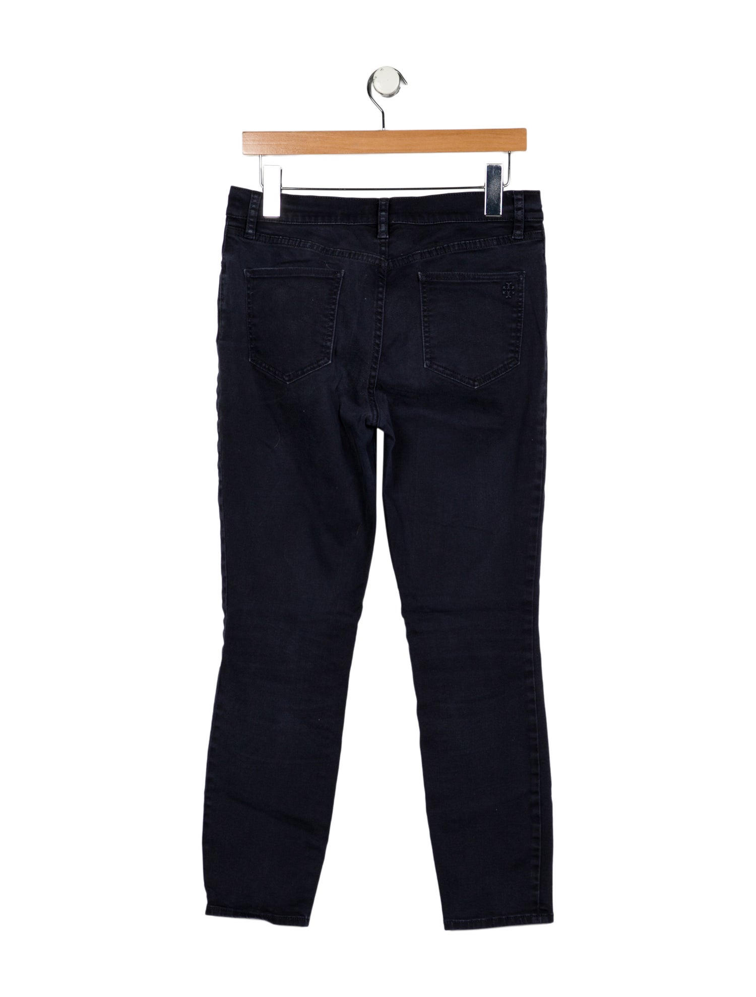 Tory Burch High-Rise Straight Leg Jeans