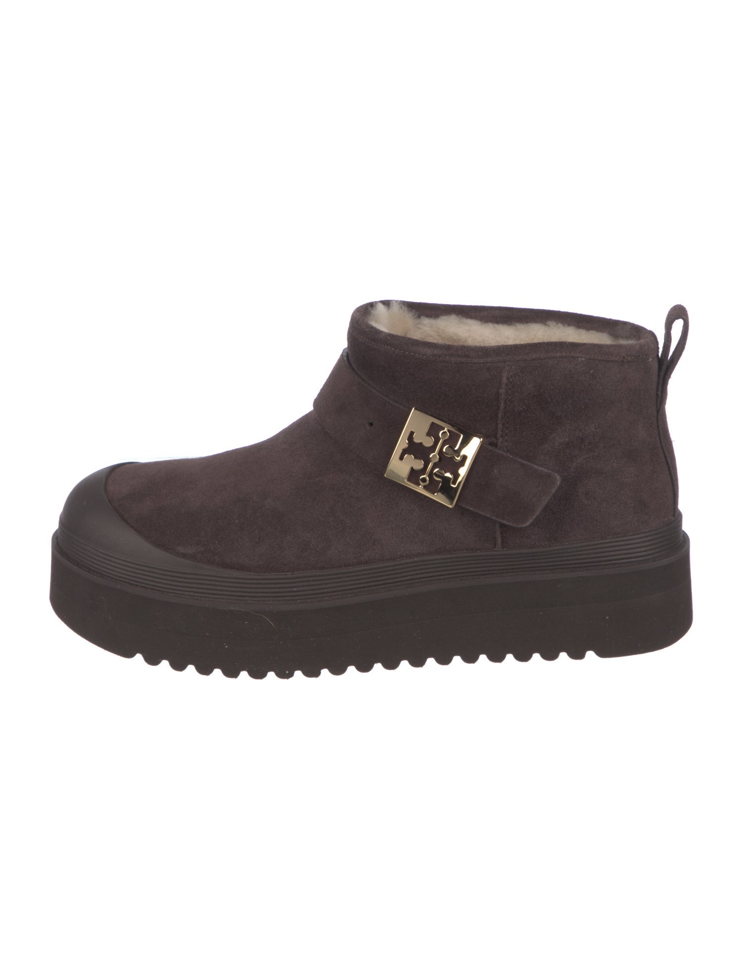Tory Burch Suede Lace-Up Boots
