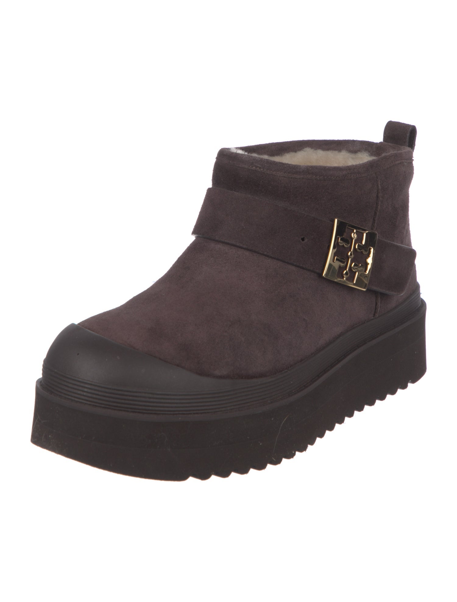 Tory Burch Suede Lace-Up Boots