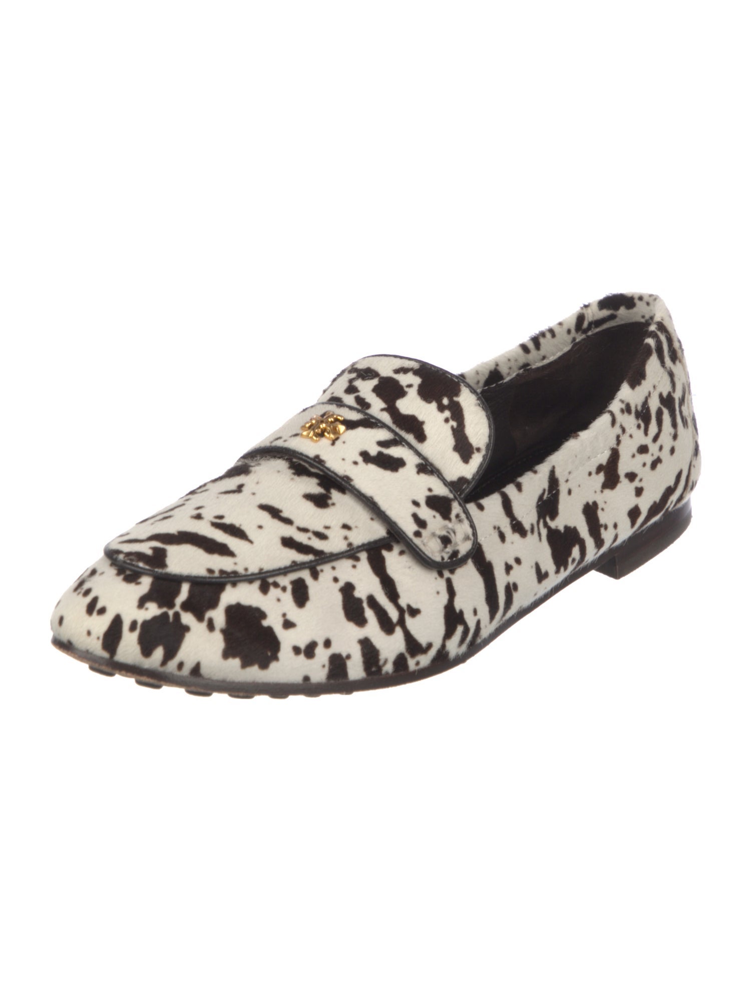 Tory Burch Ponyhair Animal Print Loafers