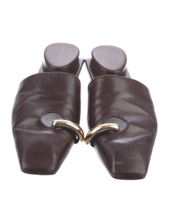 Tory Burch Leather Mules