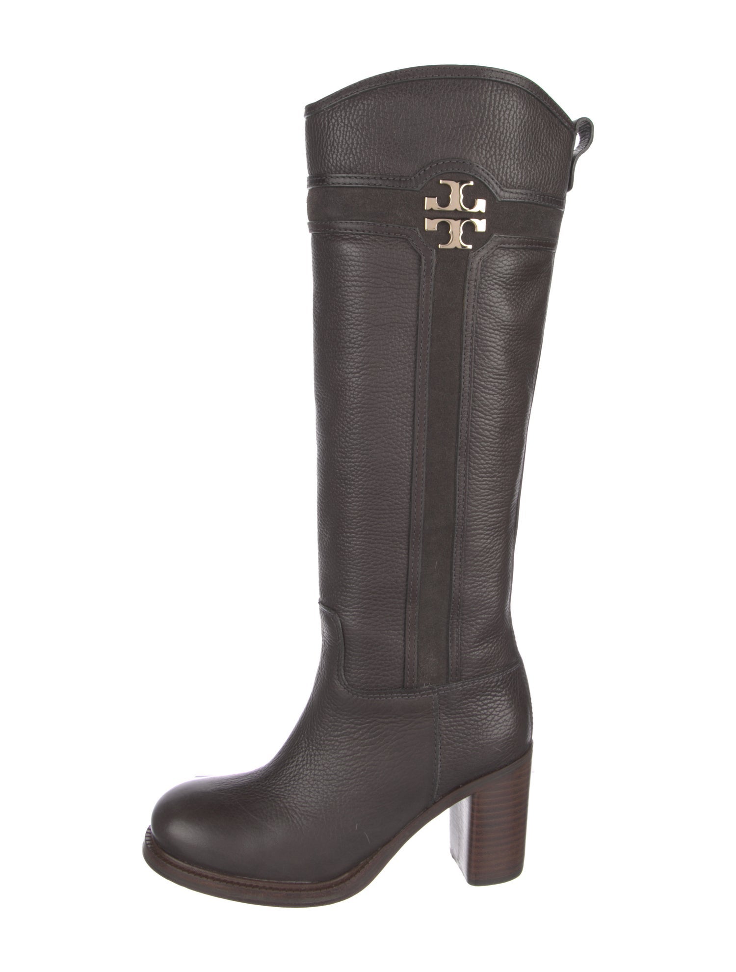 Tory Burch Leather Riding Boots