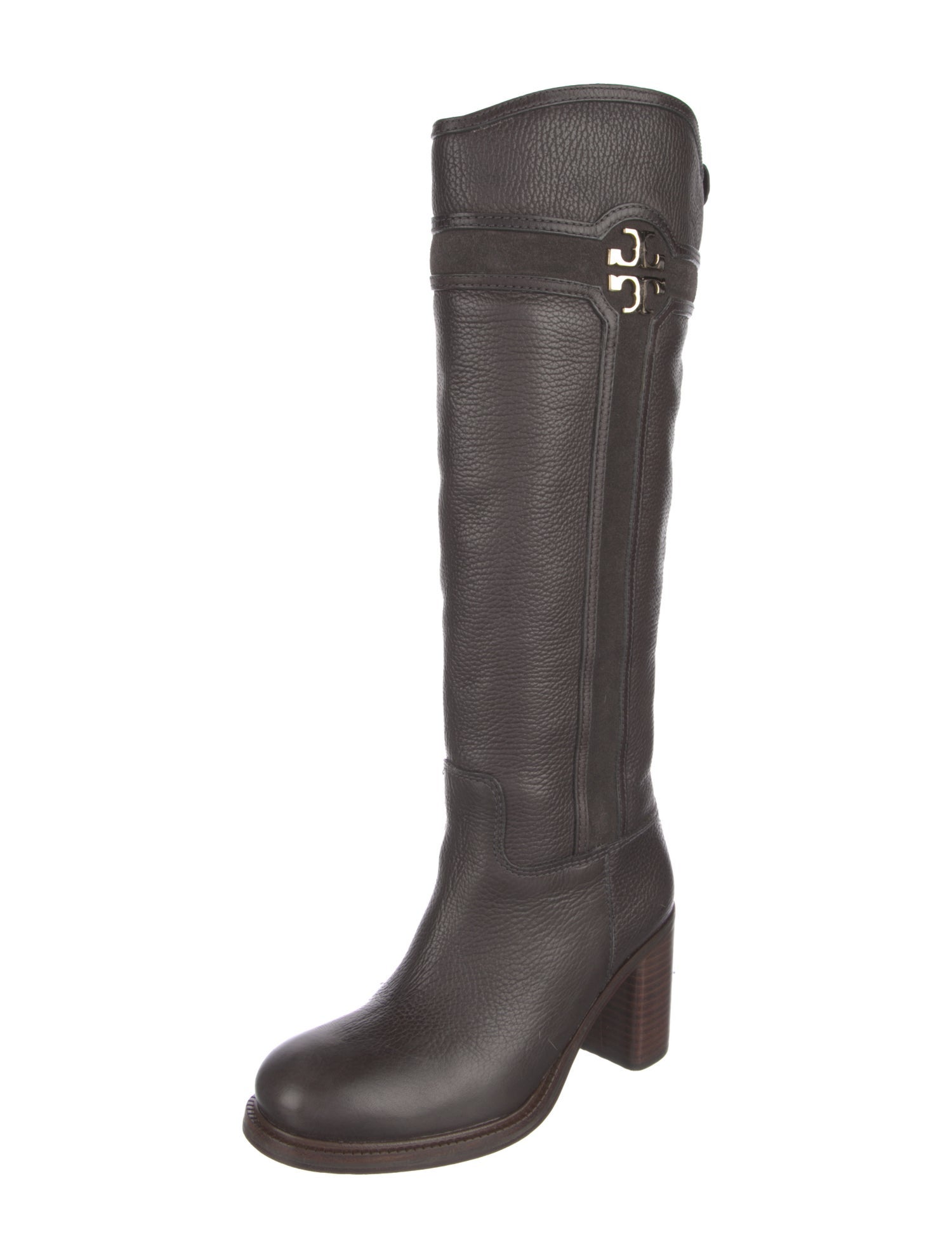 Tory Burch Leather Riding Boots
