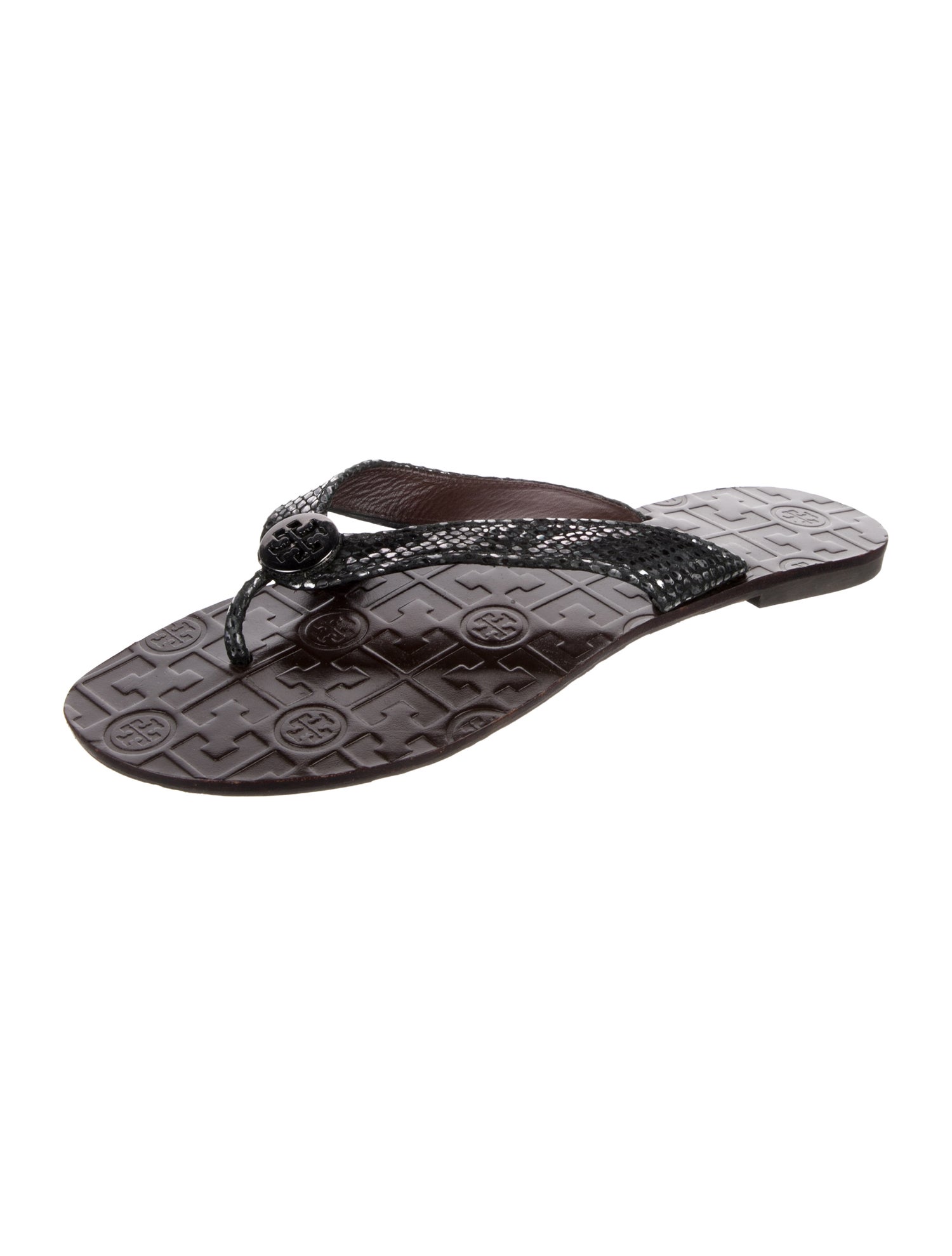Tory Burch Leather Flip Flops