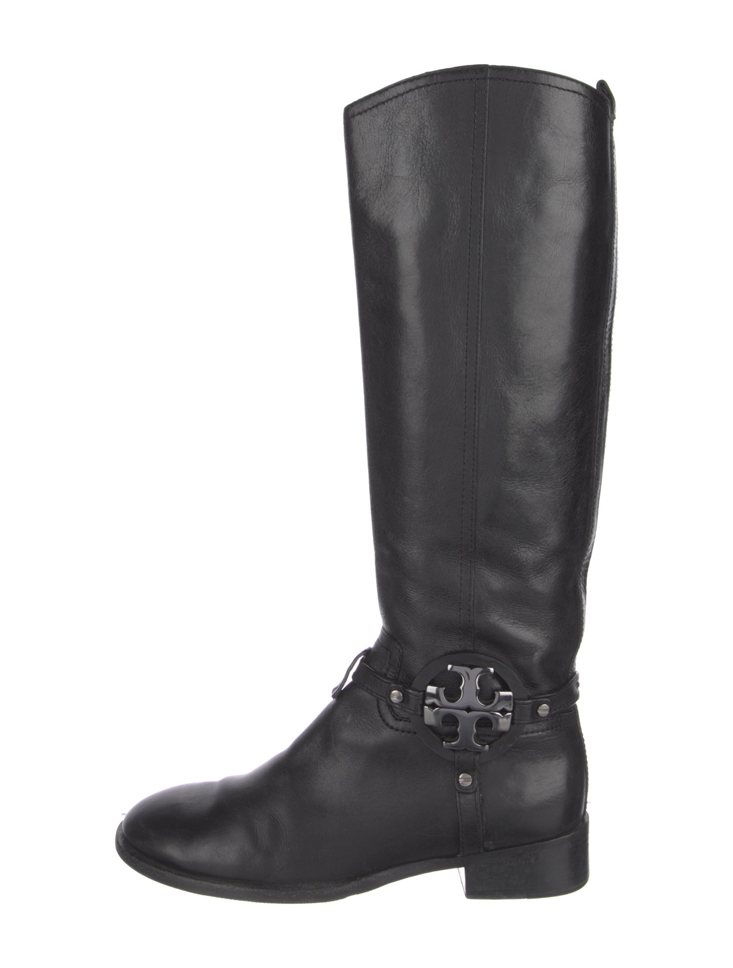 Tory Burch Leather Riding Boots